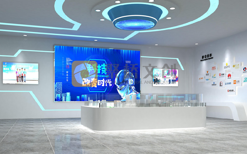 新能源行業展廳設計要點：如何通過動態沙盤展現產業鏈優勢