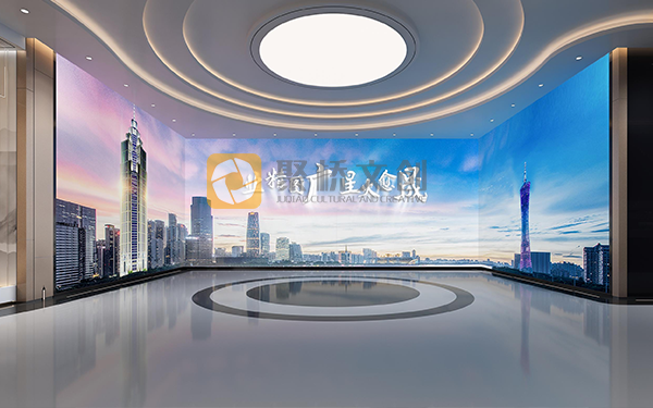 企業(yè)招商展廳，數(shù)字沙盤，招商展廳設(shè)計